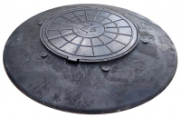 Конус с крышкой ПП-1070 (ЧЕРНЫЙ) размер 1070х580х100 мм